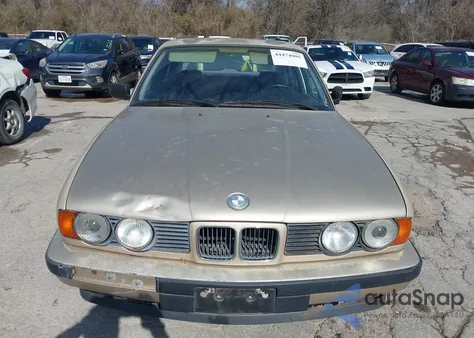 1991 BMW 525 I z USA, uszkodzony, nr VIN WBAHD531XMBF95118